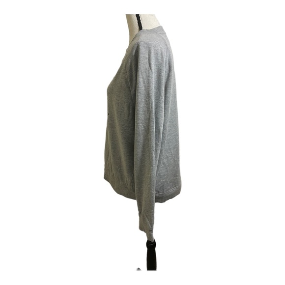 Rae Dunn womens Love Logo pullover sweatshirt fleece inside. Grey. Size medium - Picture 6 of 10